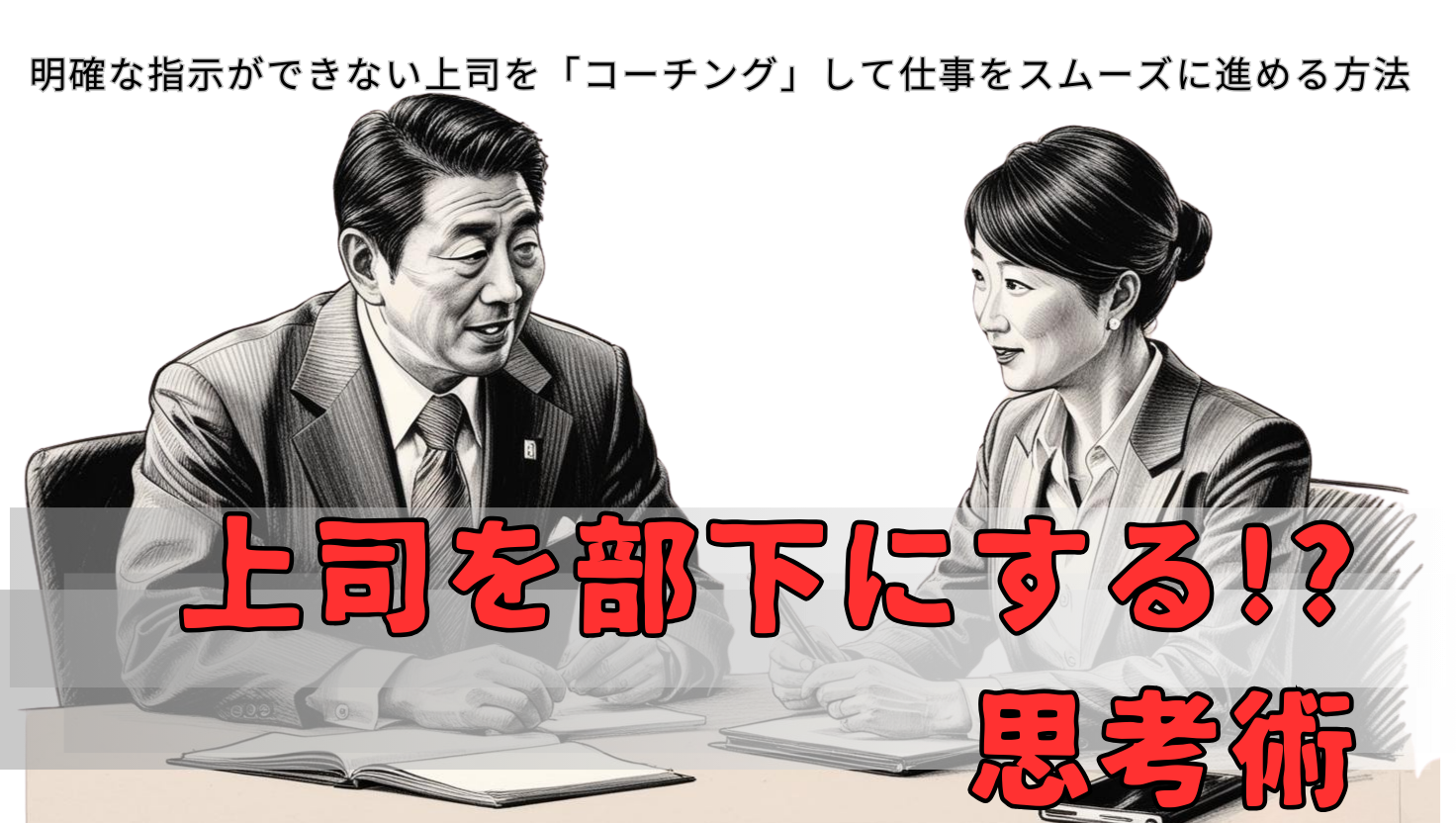「上司を部下にする思考術」～明確な指示ができない上司を「コーチング」して仕事をスムーズに進める方法